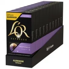 Кава L'OR Lungo Profondo, 100 капсул Nespresso
