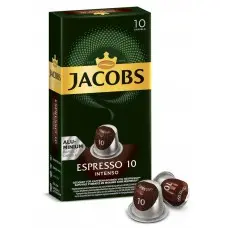 Кава в капсулах Jacobs Espresso 10 Intenso, 10 капсул Nespresso