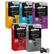 Набір кави в капсулах Lavazza Espresso Maestro 5 смаків / 50 капсул Nespresso