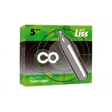 Балончики CO2 для пневматики 5 шт., LISS