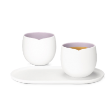 Набір чашок Origin Lavander Lungo LE (2шт.) + Tray (1 шт.) Nespresso