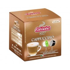 Напій в капсулі Carraro Cappuccino, 8+8 капсул Dolce Gusto