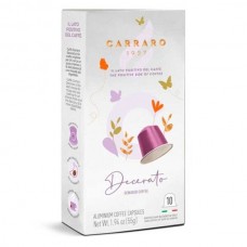 Кофе в капсулах Carraro Decerato, 10 капсул Nespresso Alu