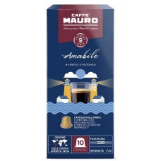 Кофе Caffe Mauro Amabile morbido e rotondo, 10 капсул ALU nespresso