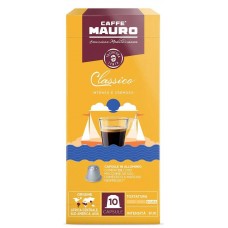 Кофе Caffe Mauro Classico intenso e cremoso, 10 капсул ALU nespresso