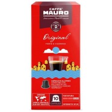 Кофе Caffe Mauro Original forte e vigoroso, 10 капсул ALU nespresso