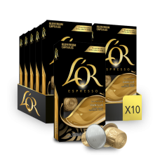 Кофе LOR 10 уп. Espresso Vanille, 100 капсул nespresso