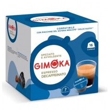 Кава в капсулах Gimoka Decaf, 16 капсул система Dolce Gusto