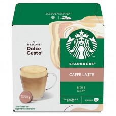 Кофе в капсулах Starbucks Caffe Latte, 12 капсул Dolce Gusto 