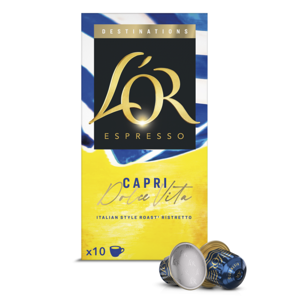 Кофе LOR Espresso Capri Dolce Vita, 10 капсул Nespresso