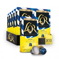 Кава LOR Espresso Capri Dolce Vita, 100 капсул Nespresso