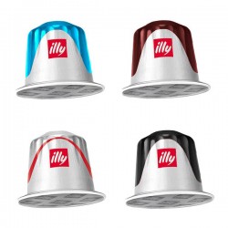 Набір Illy кава в капсулах 4 смаки, 4 капсули, 1 смак без кофеїну Nespresso
