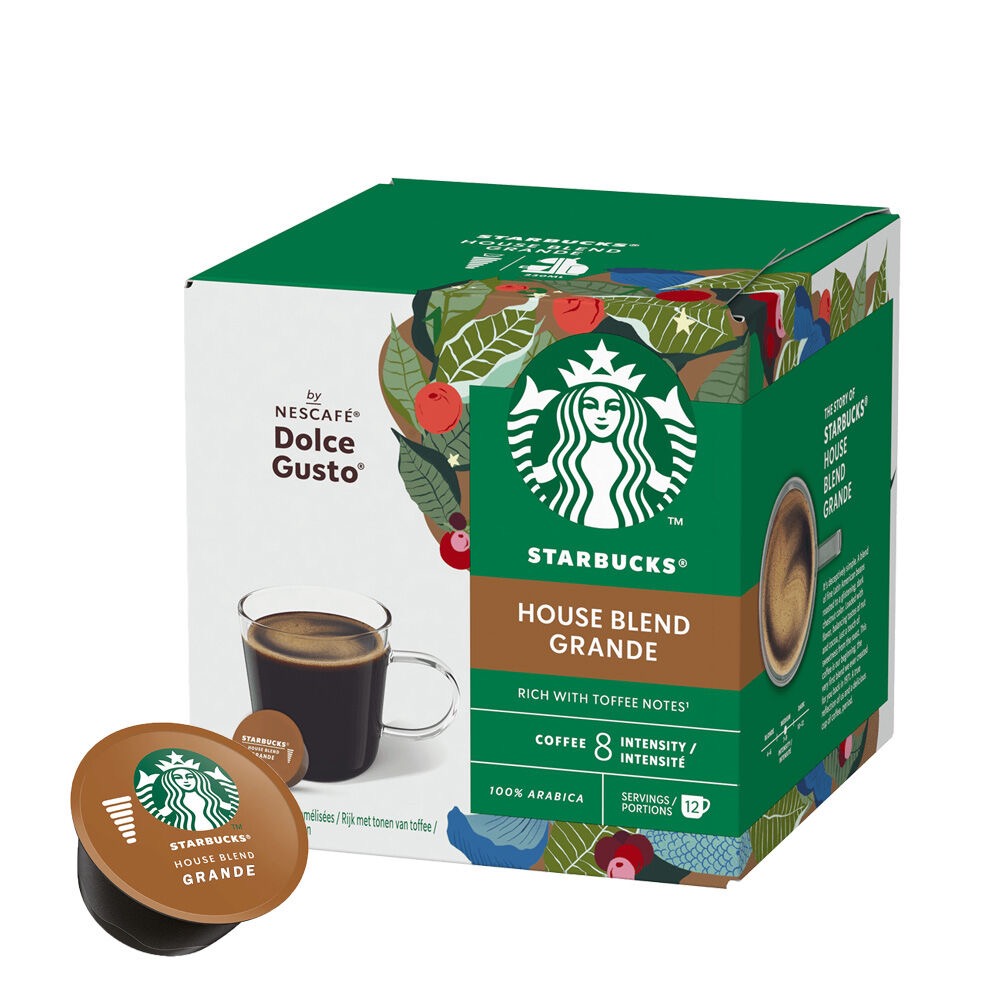 Кофе в капсулах Starbucks Americano/Grande House Blend, 12 капсул