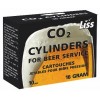 Балончики CO2 16 грам без різьби Liss, 10шт.